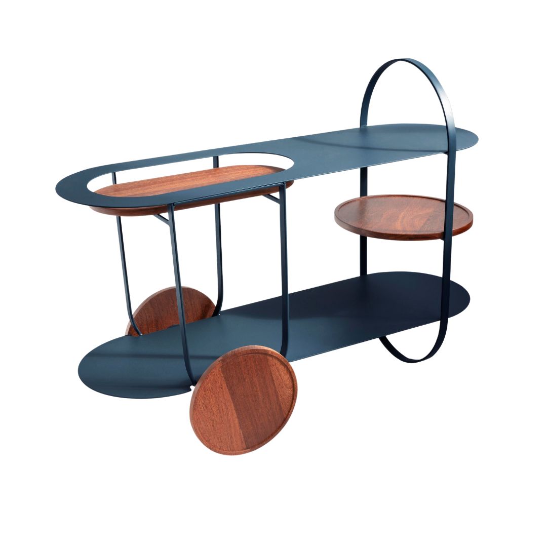 Carrinho Bar Apolo para sala