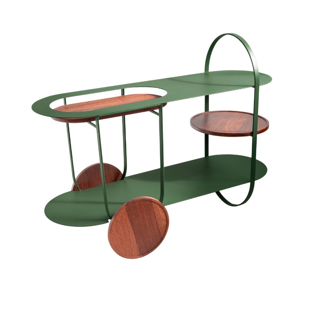 Carrinho Bar Apolo para sala