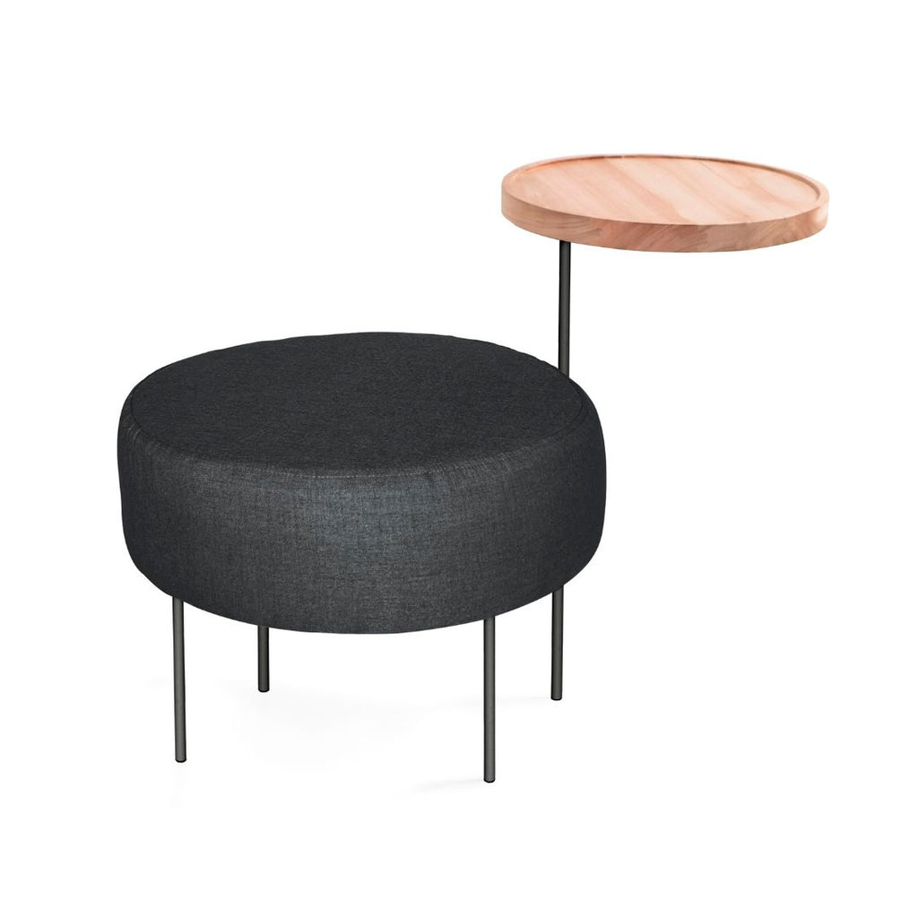 Puff com bandeja Giratória