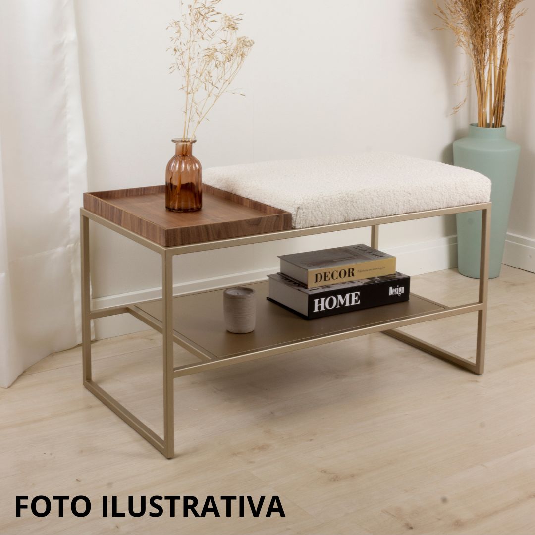 BANCO DUETS COM BANDEJA LAMINADA