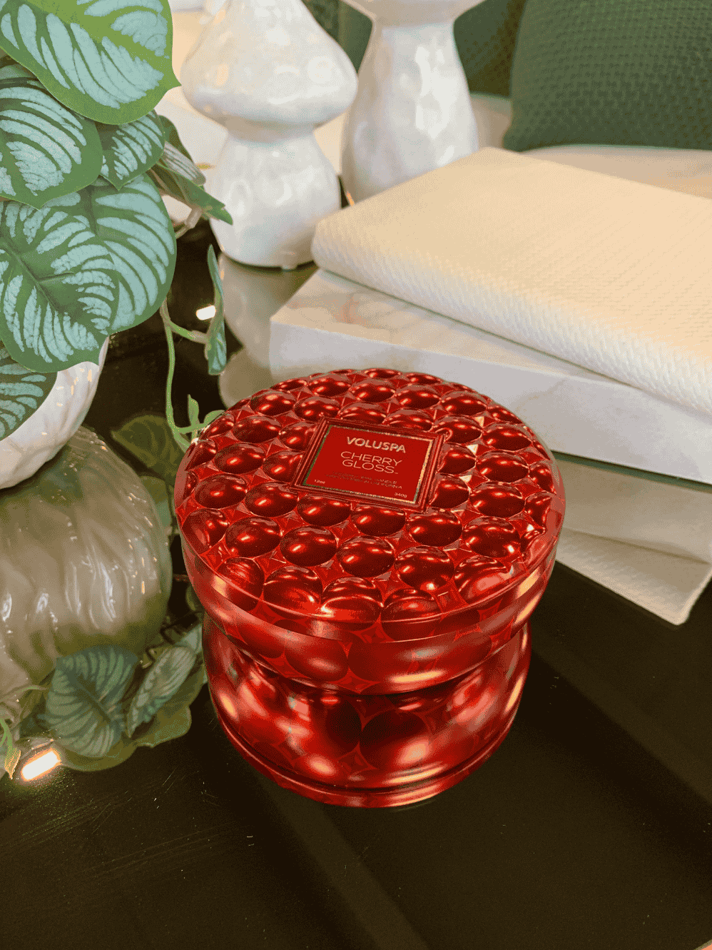 Vela Voluspa Lata 3 Pavios 60H Cherry Gloss