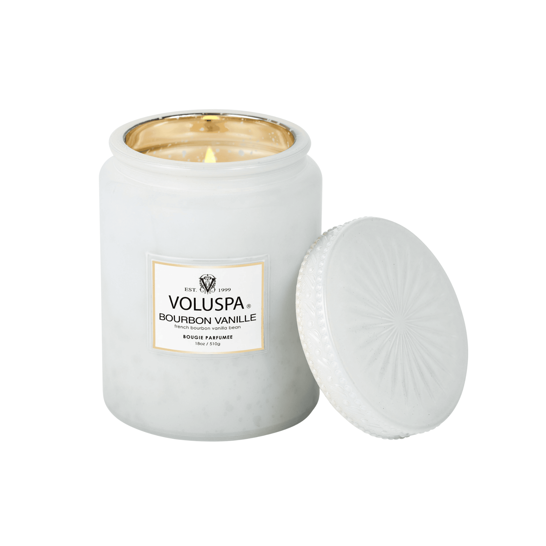 Vela Voluspa Vidro G 100H Bourbon Vanille
