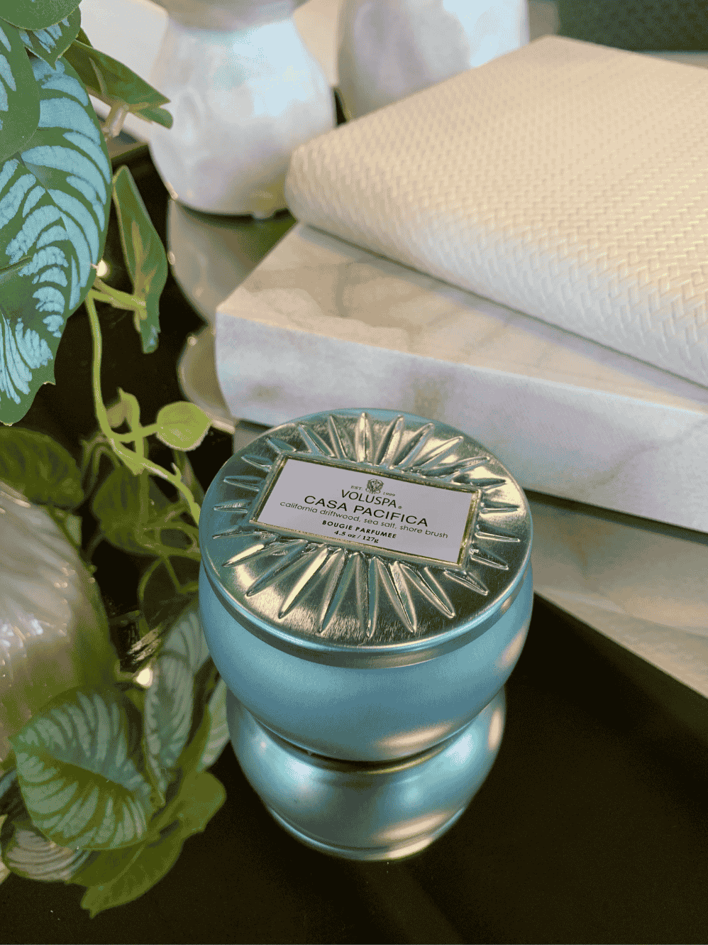 Mini Vela Voluspa Lata 25H Casa Pacifica