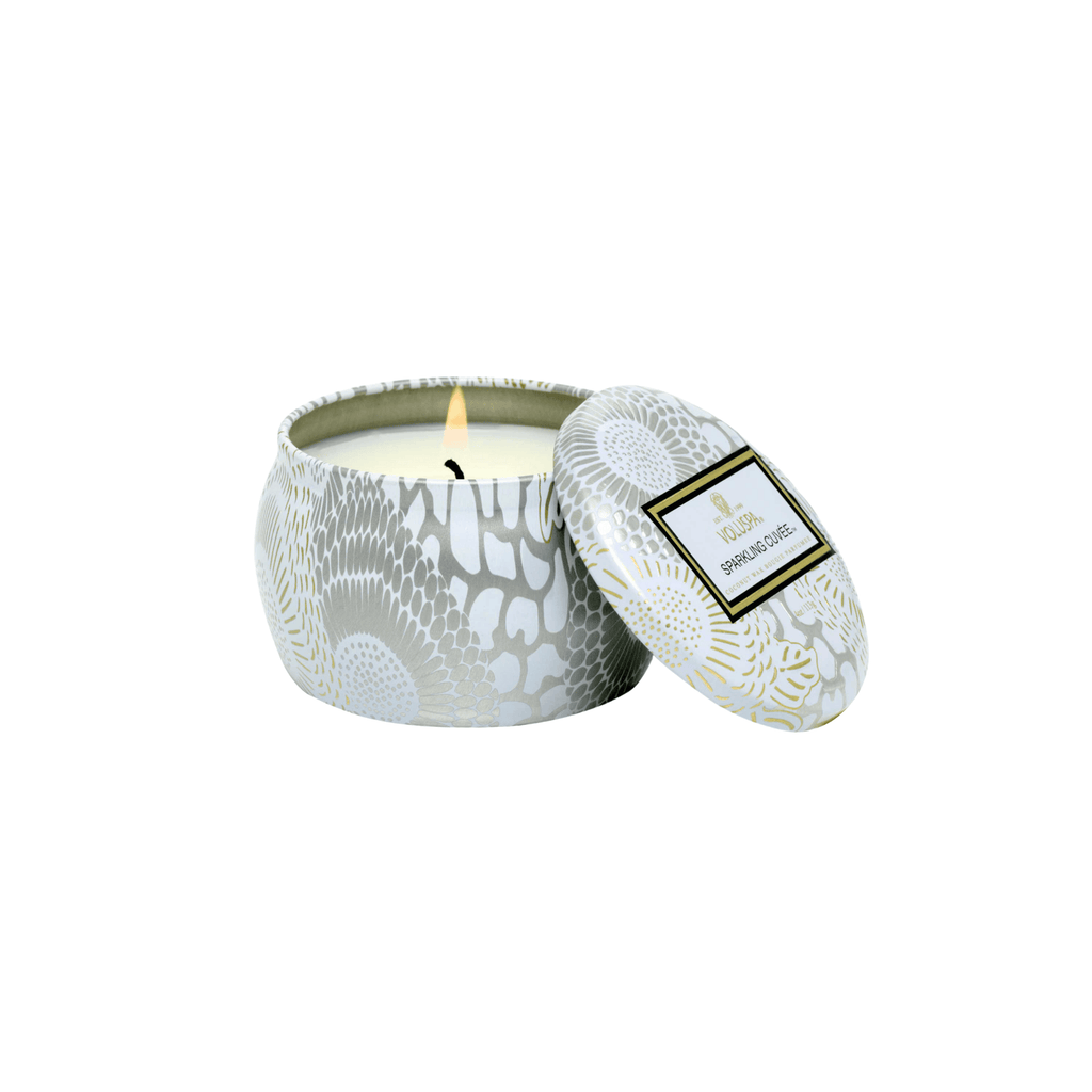Mini Vela Voluspa Lata 25H Sparkling Cuvee - Zimmdesign Móveis e Decorações