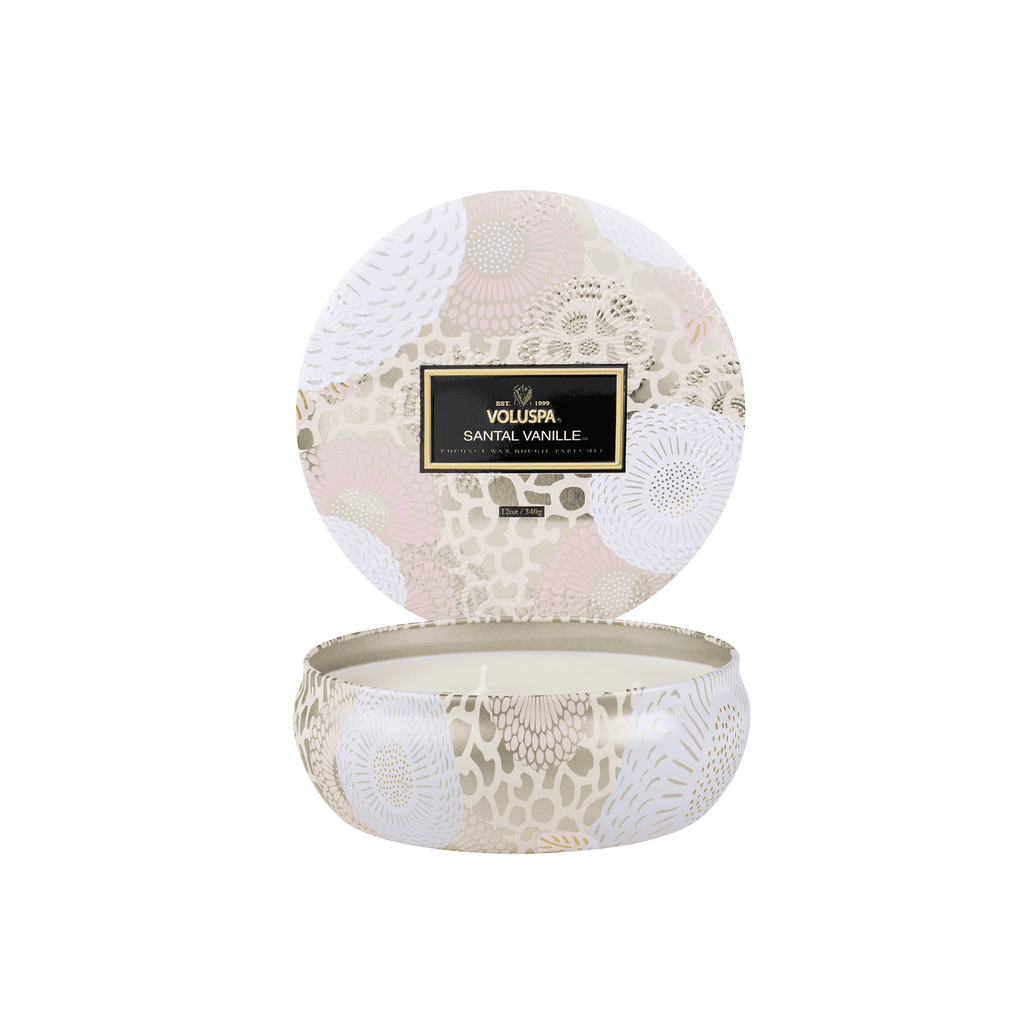 Vela Voluspa Lata 3 Pavios 60H Santal Vanille