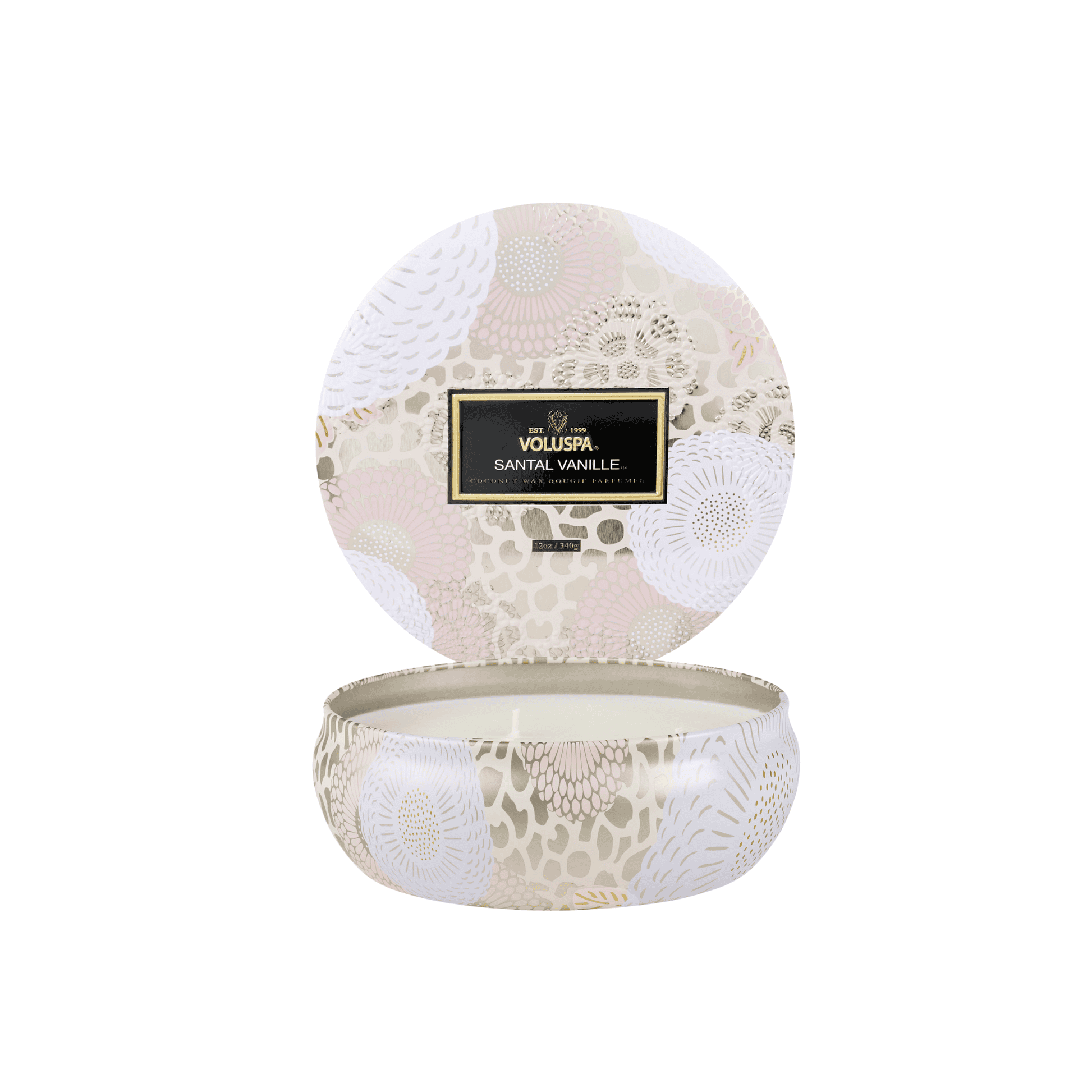 Vela Voluspa Lata 3 Pavios 60H Santal Vanille