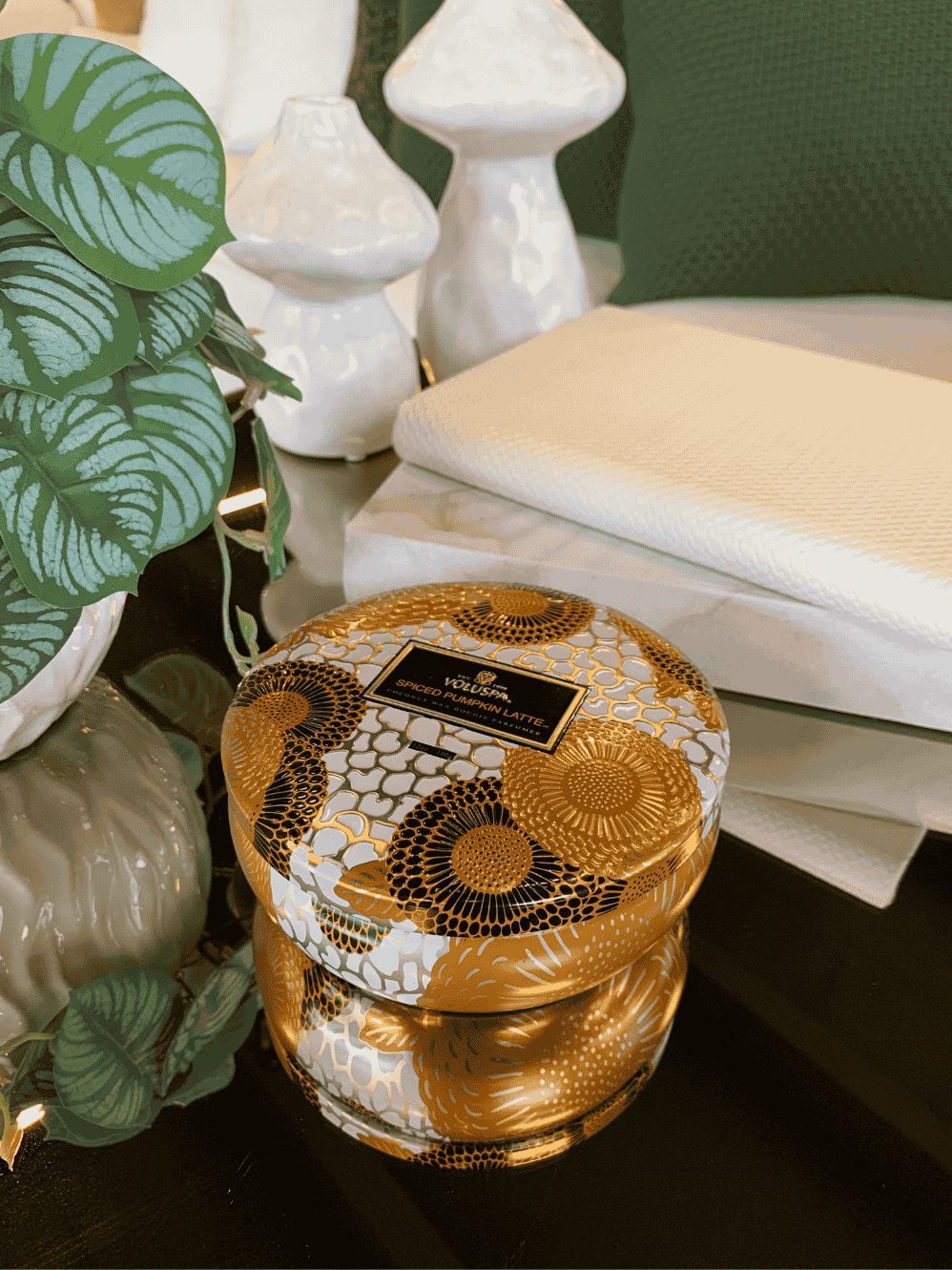 Vela Voluspa Lata 3 Pavios 60H Spiced Pumpkin Latte