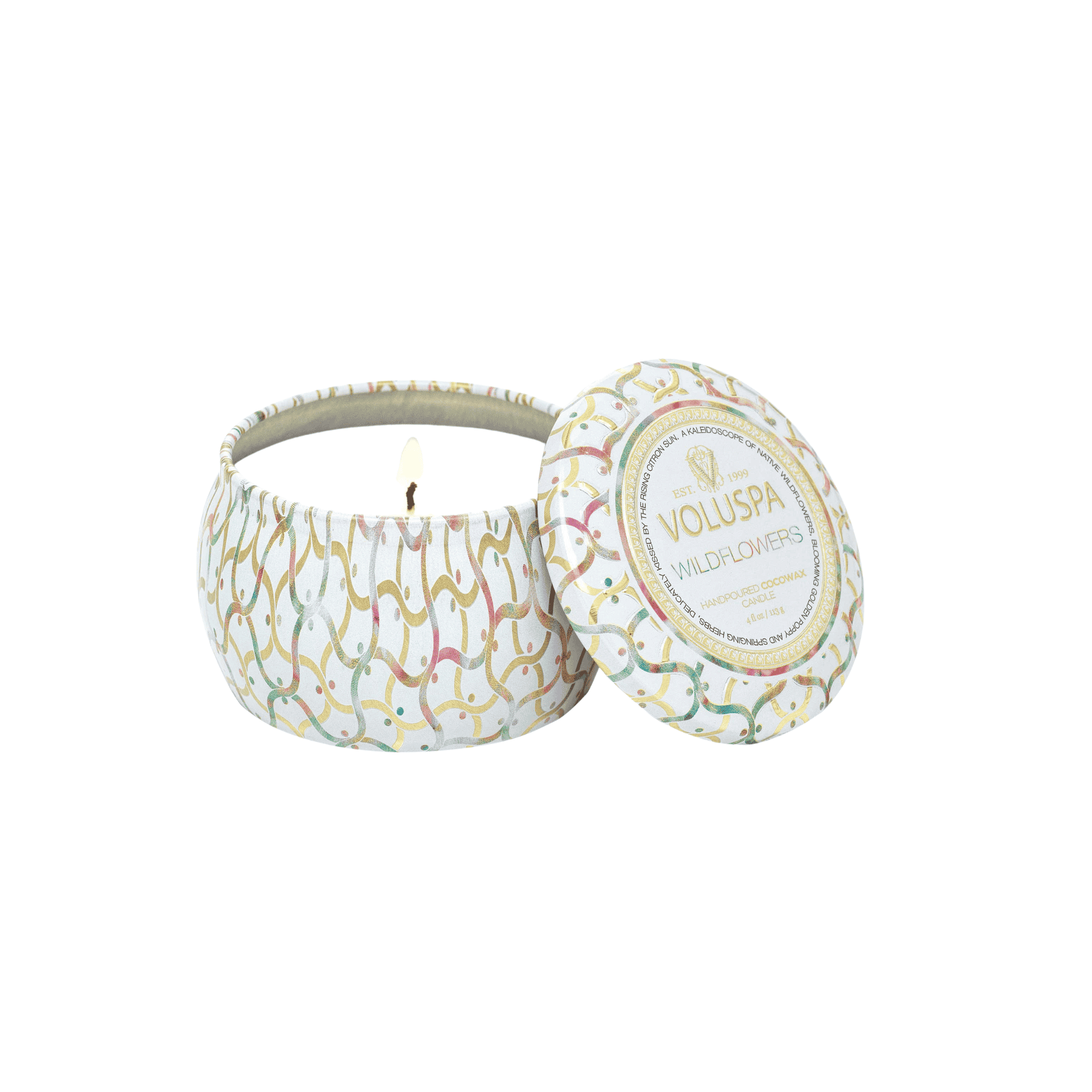 Mini Vela Voluspa Lata 25H Wildflowers