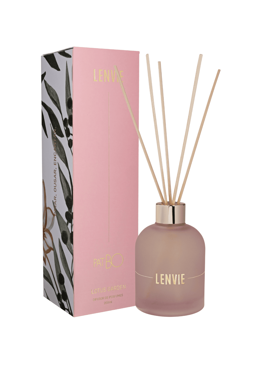 Difusor de Perfume Lenvie PatBo Lotus Garden 200ml