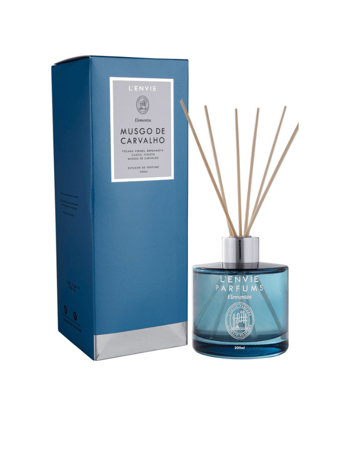 Difusor de Perfume Lenvie Elementos Musgo de Carvalho 200ml