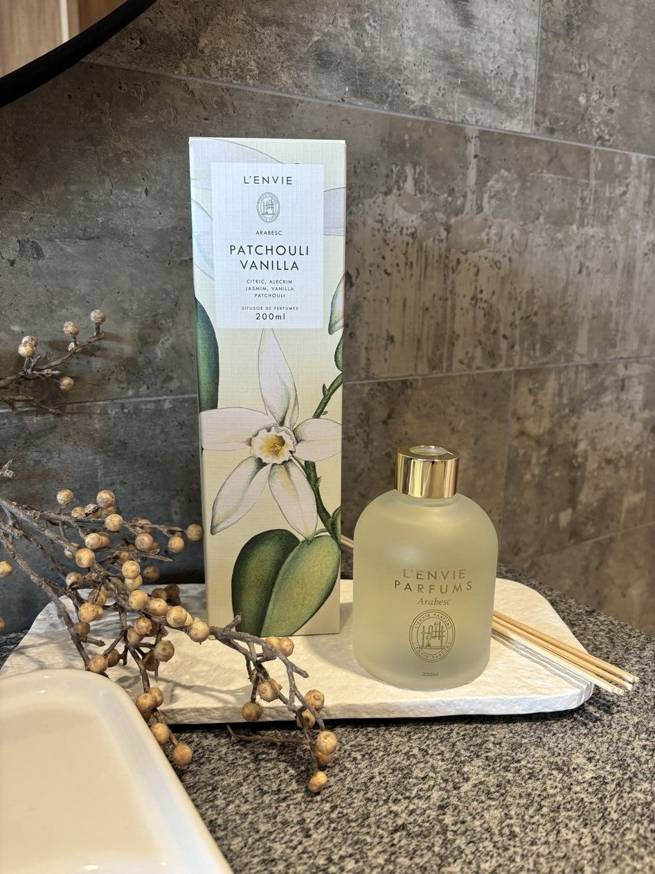 Difusor de Perfume Lenvie Arabesc Patchouli Vanilla 200ml