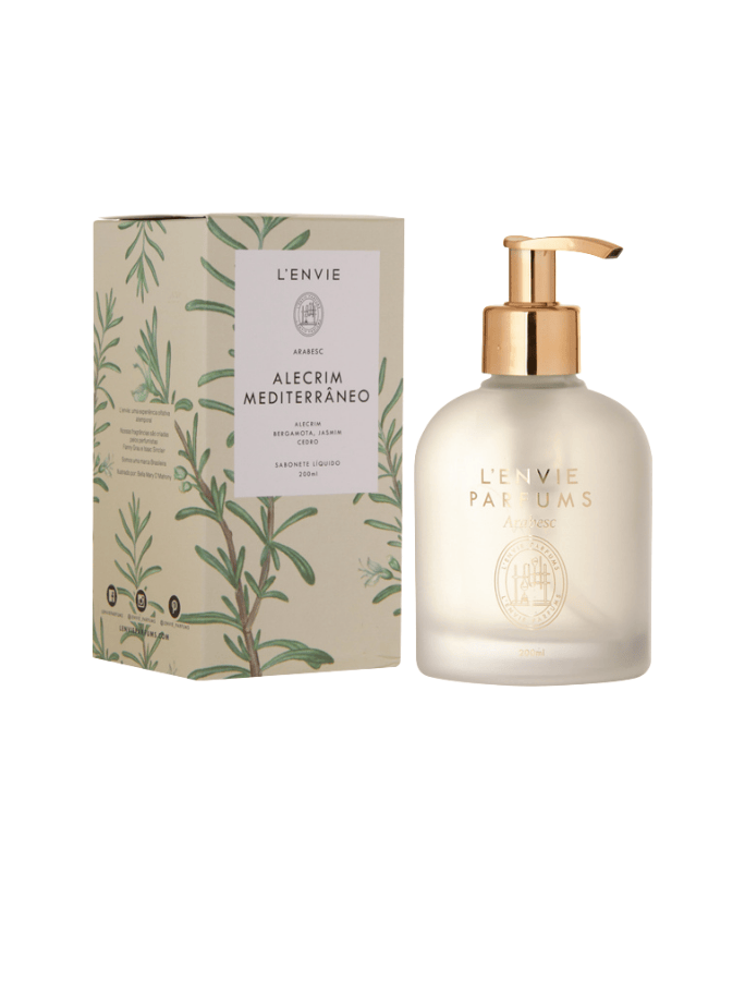 Sabonete Líquido Lenvie Arabesc Alecrim Mediterrâneo 200ml