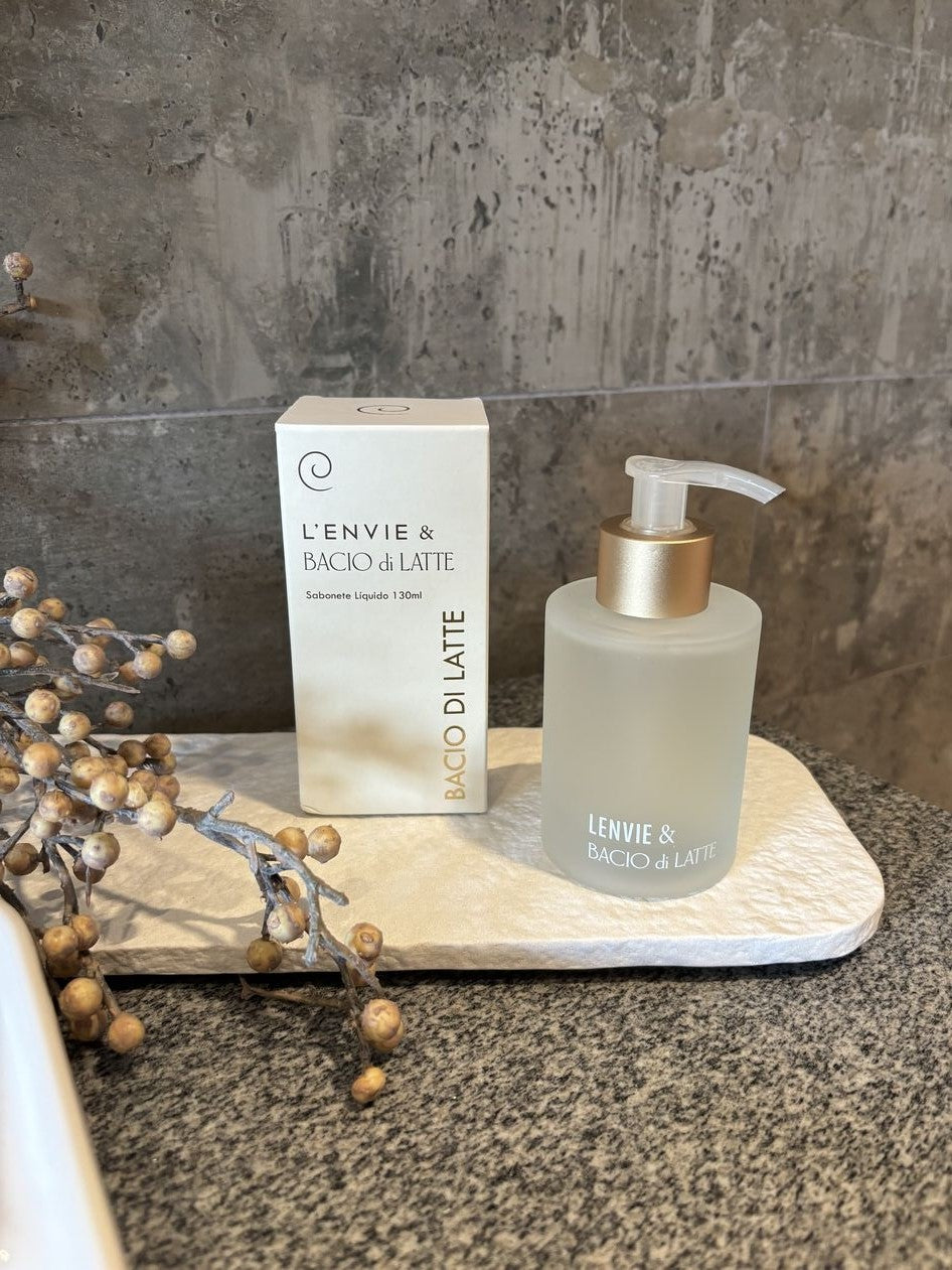 Sabonete Líquido Lenvie Bacio Di Latte 130ml