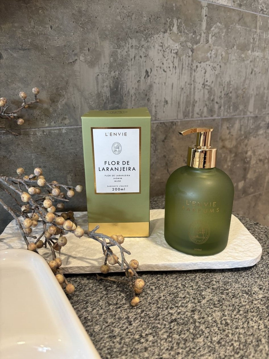 Sabonete Líquido Lenvie Elementos Flor de Laranjeira 200ml