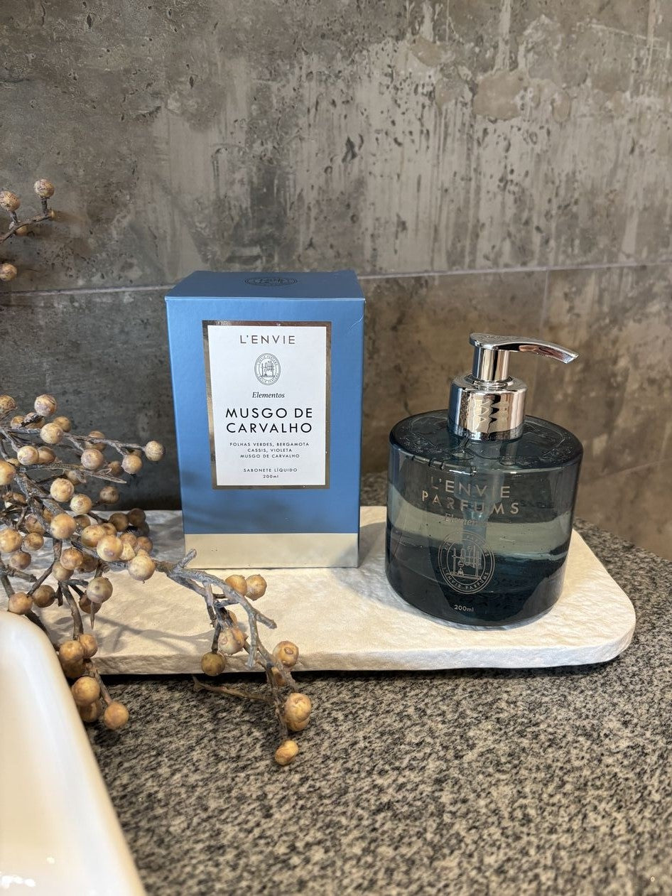 Sabonete Líquido Lenvie Elementos Musgo de Carvalho 200ml