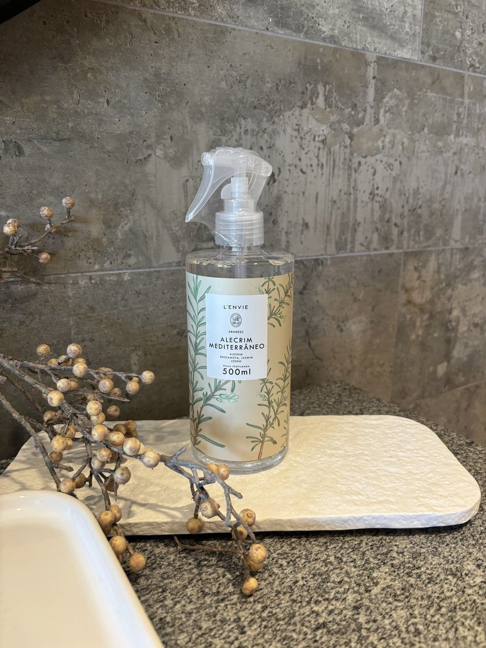 Água Perfumada Lenvie Alecrim Mediterrâneo 500ml