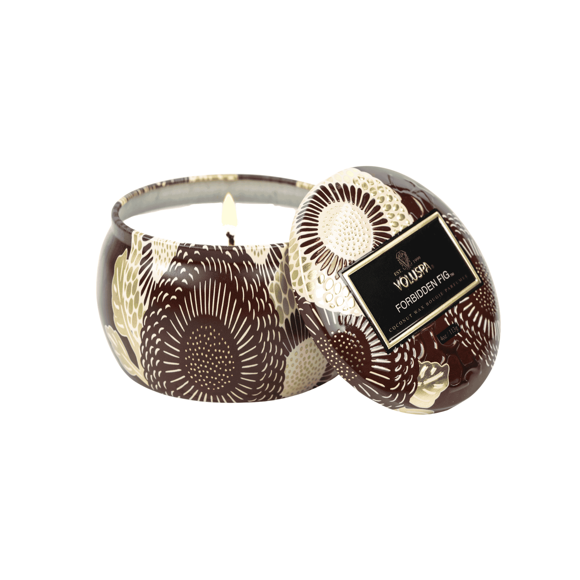 Mini Vela Voluspa Lata 25H Forbidden Fig