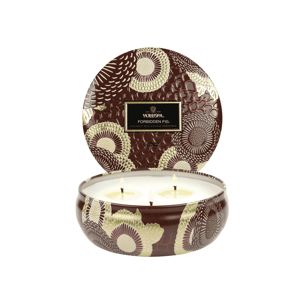 Vela Voluspa Lata 3 Pavios 60H Forbidden Fig