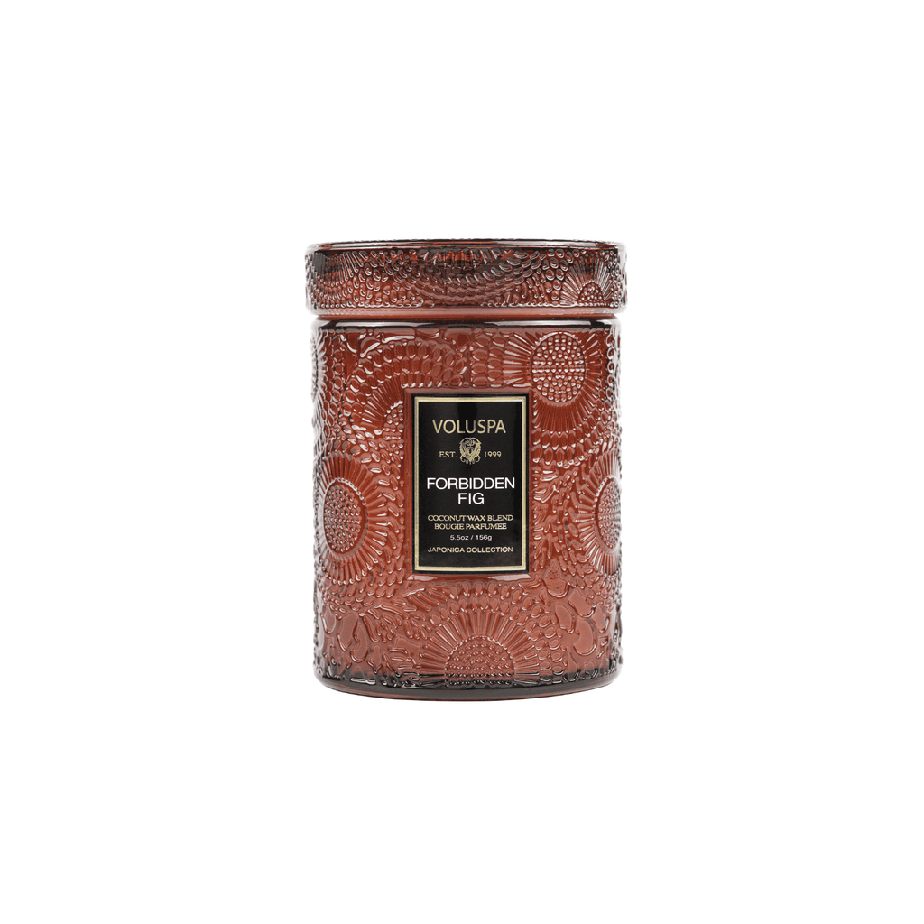 Mini Vela Voluspa Vidro 50H Forbidden Fig