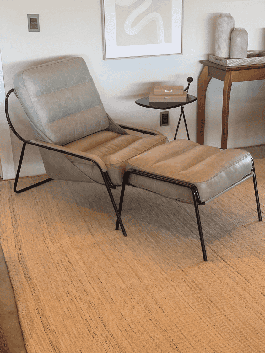 Poltrona e Puff Maggiolina