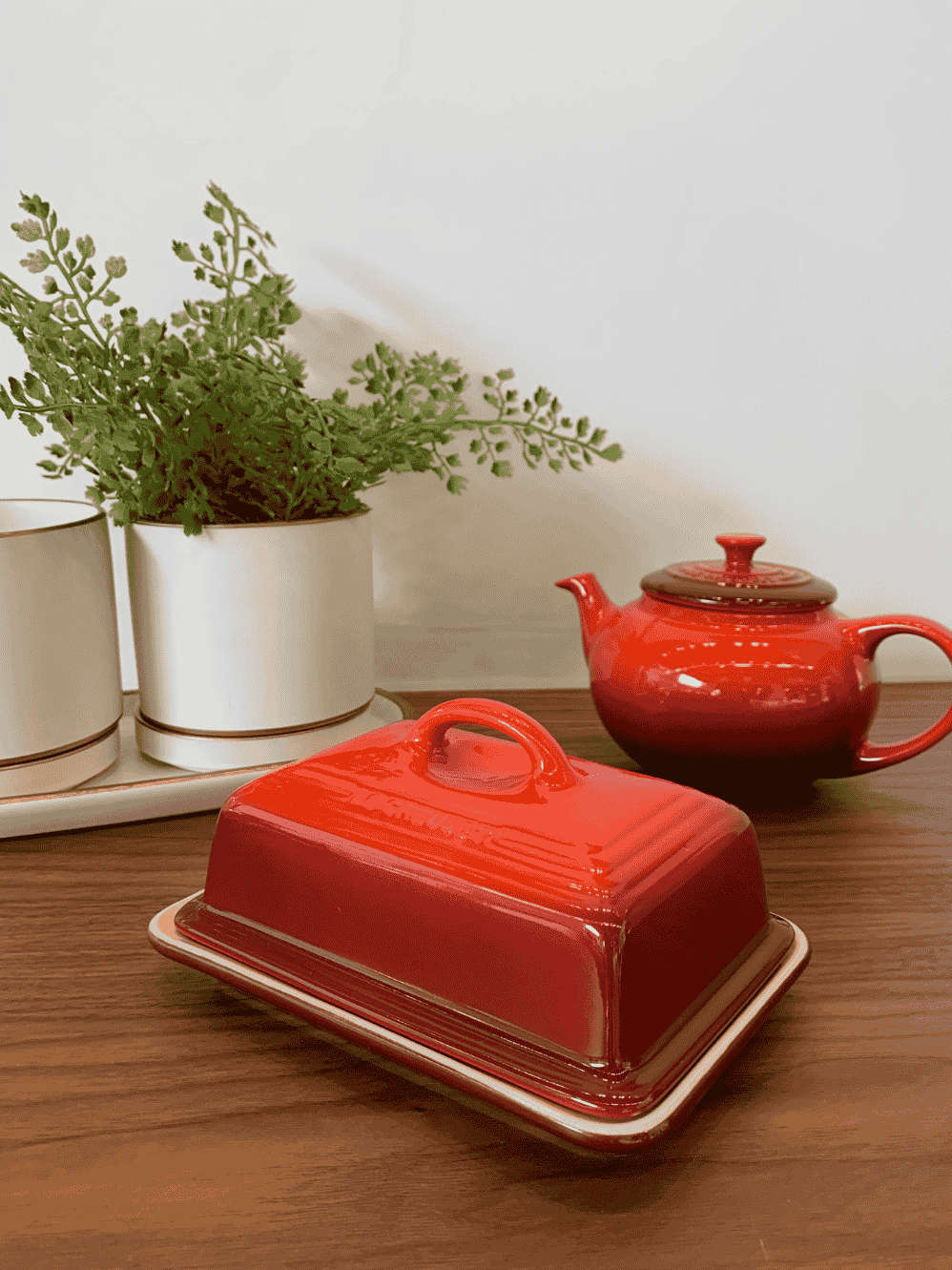 Manteigueira Le Creuset Vermelho