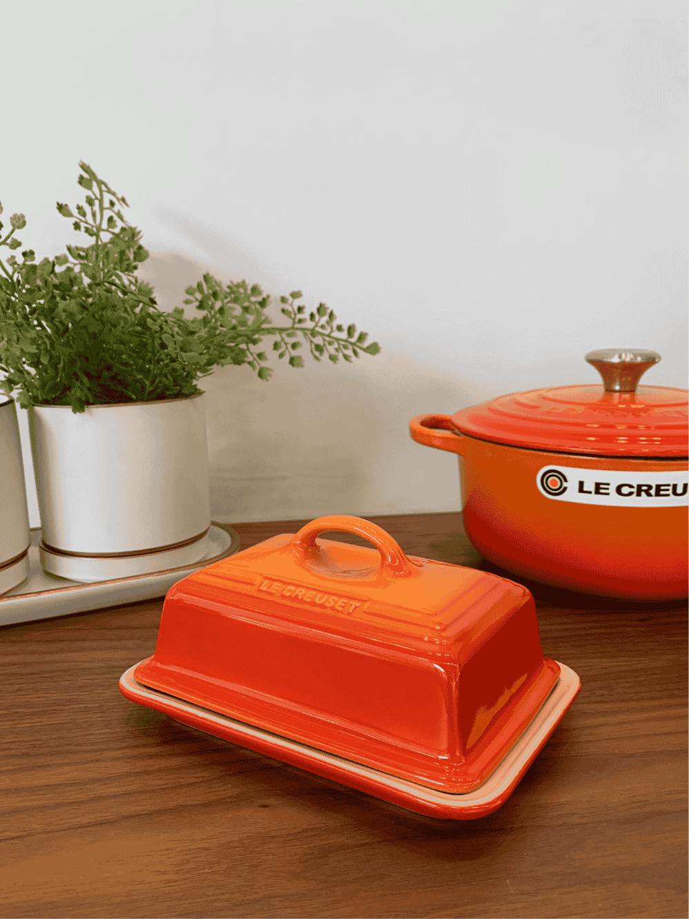 Manteigueira Le Creuset Laranja