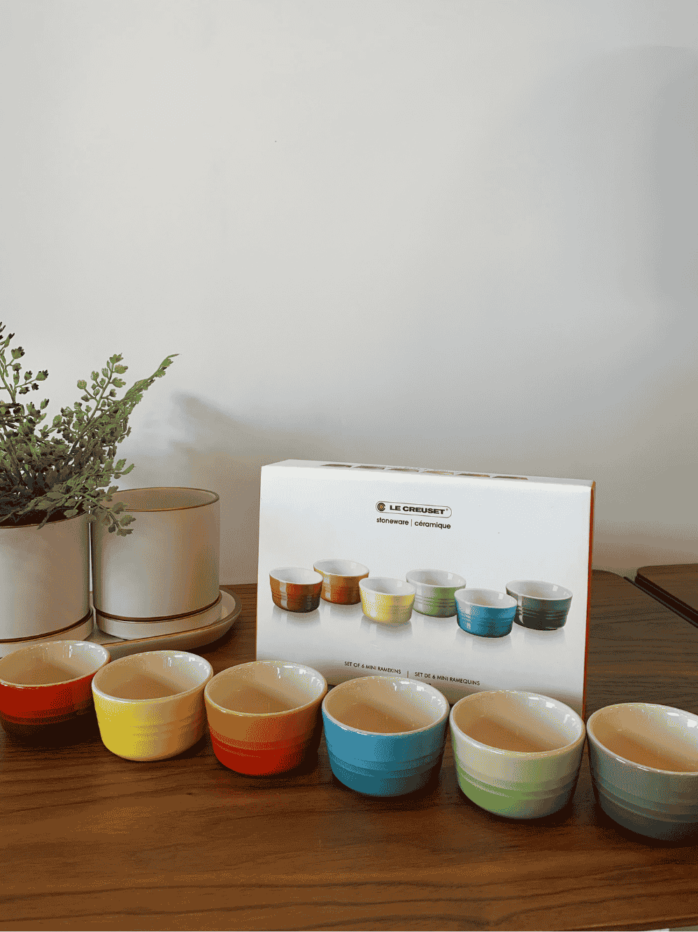 Set 6 Mini Ramekins Le Creuset 100ml Gift Collection