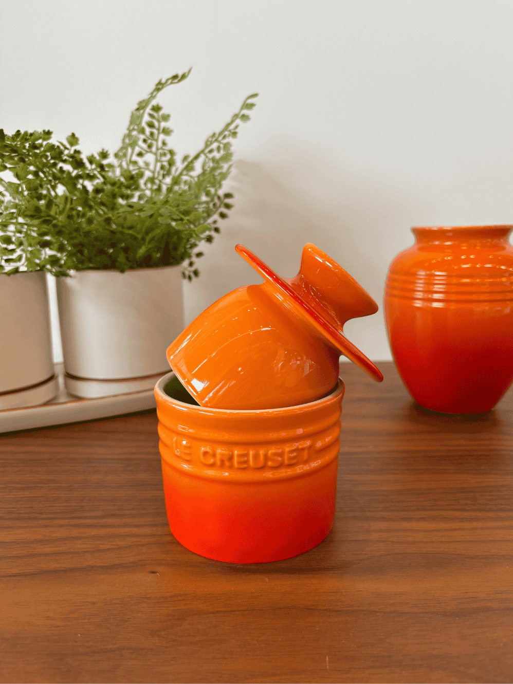 Manteigueira Francesa Le Creuset Laranja