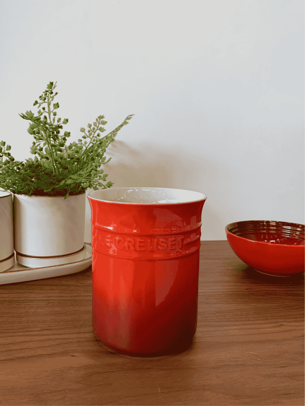 Porta Utensilios Le Creuset 1L Vermelho