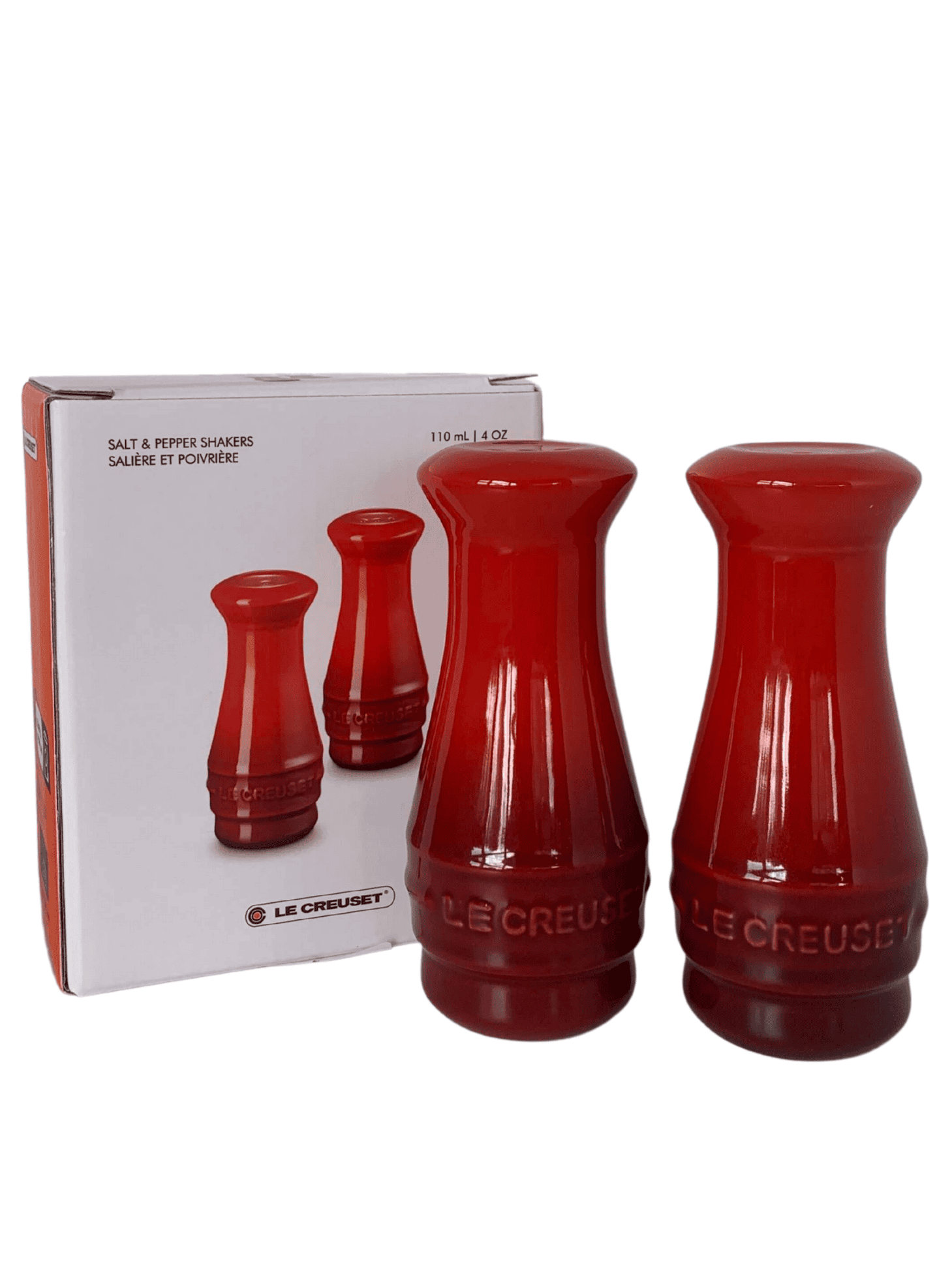 Set Saleiro e Pimenteiro Le Creuset 110ml Vermelho