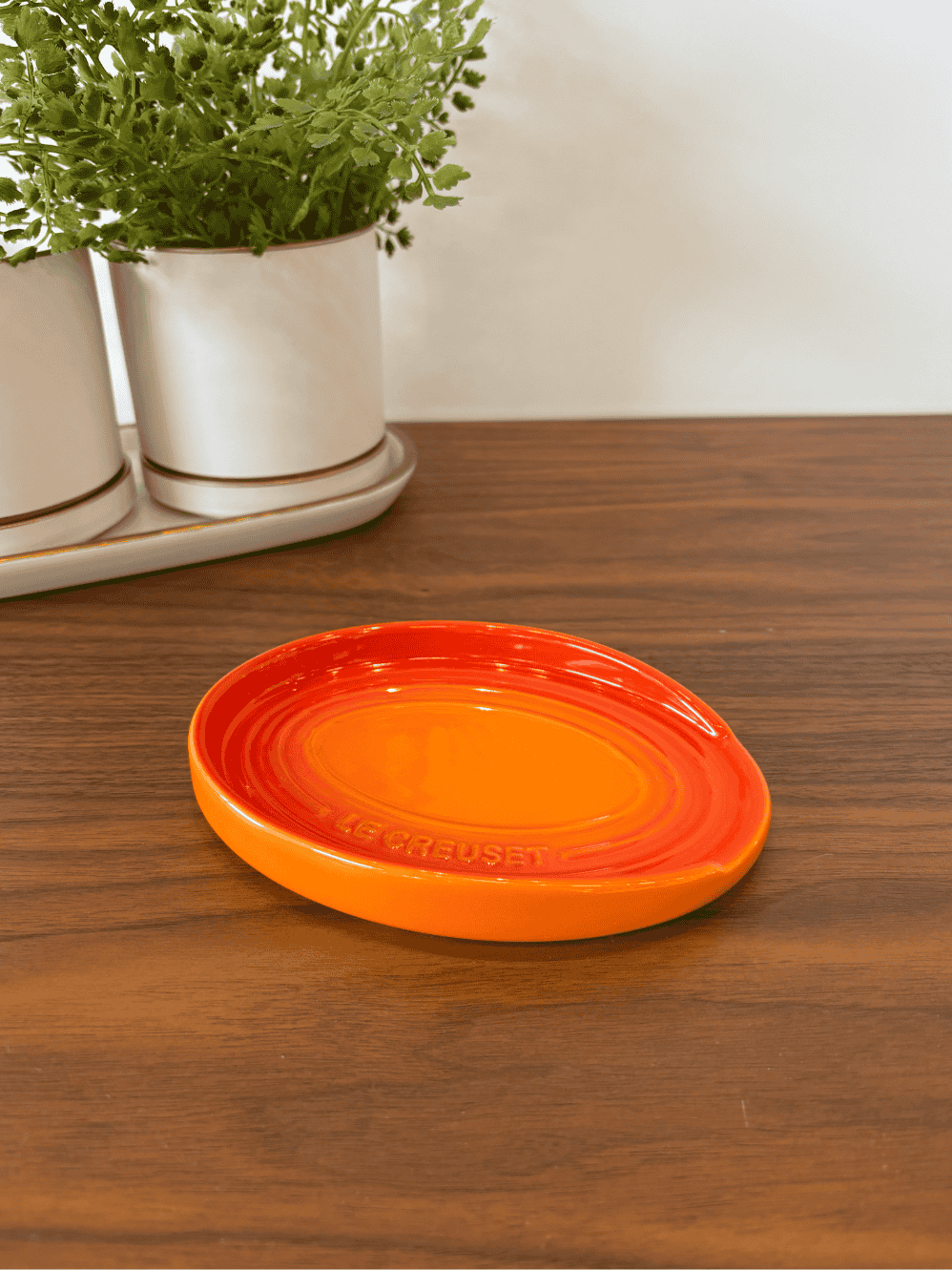 Descanso Oval para Colher Le Creuset 16cm Laranja