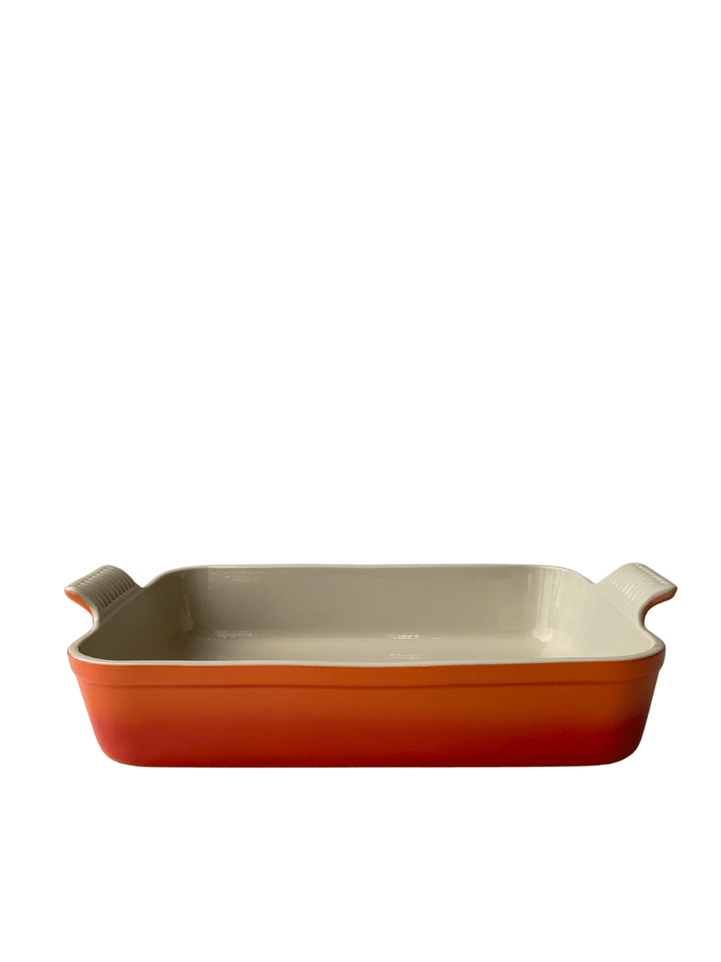 Travessa Retangular Heritage Le Creuset 32cm Laranja