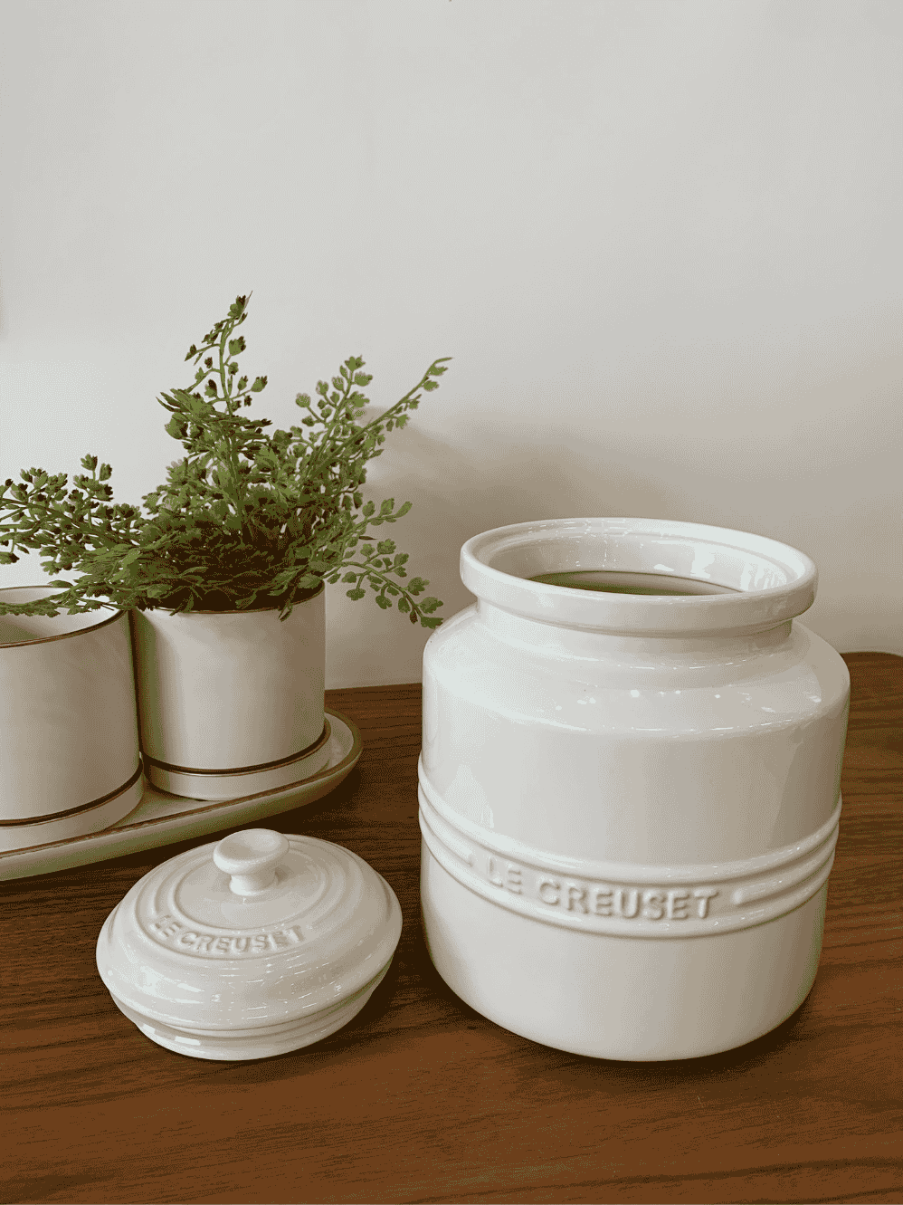 Pote para Biscoito Le Creuset 2,4L Meringue