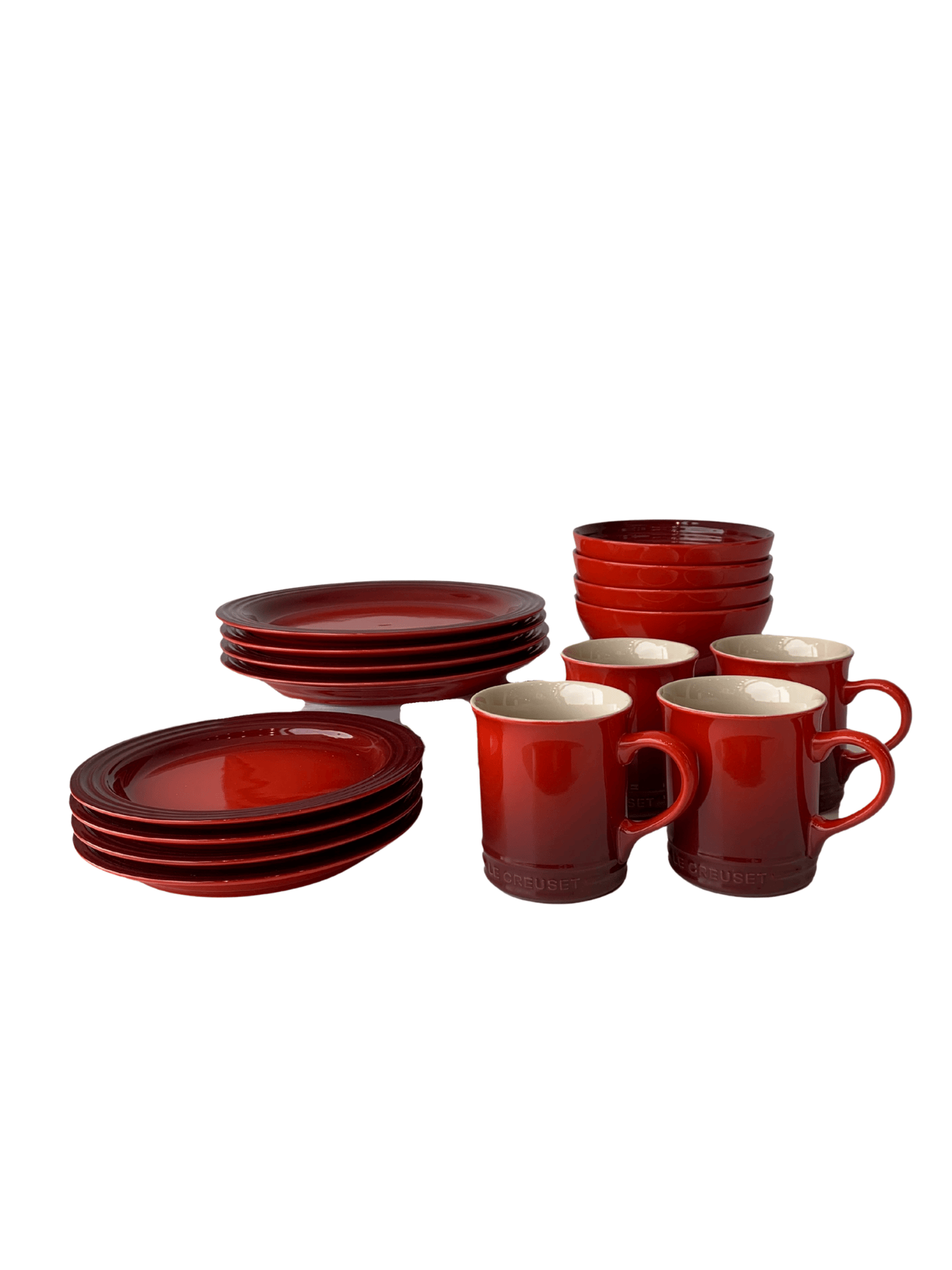 Set Jantar Le Creuset Vancouver 16 peças Vermelho