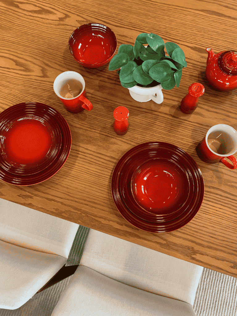 Set Jantar Le Creuset Vancouver 16 peças Vermelho