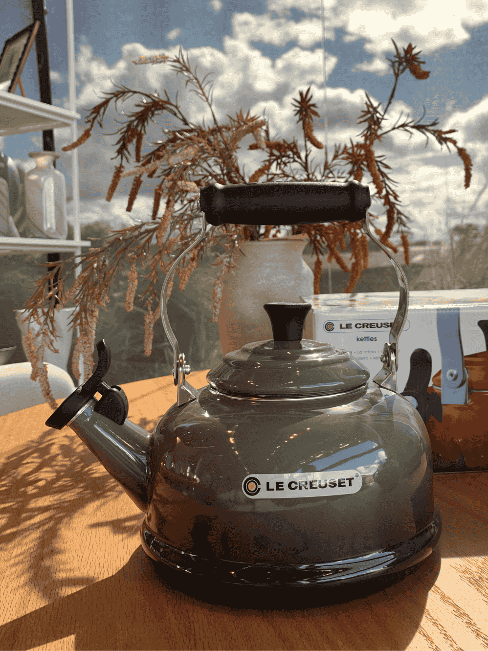 Chaleira CLC com Apito Le Creuset 1,6L Flint