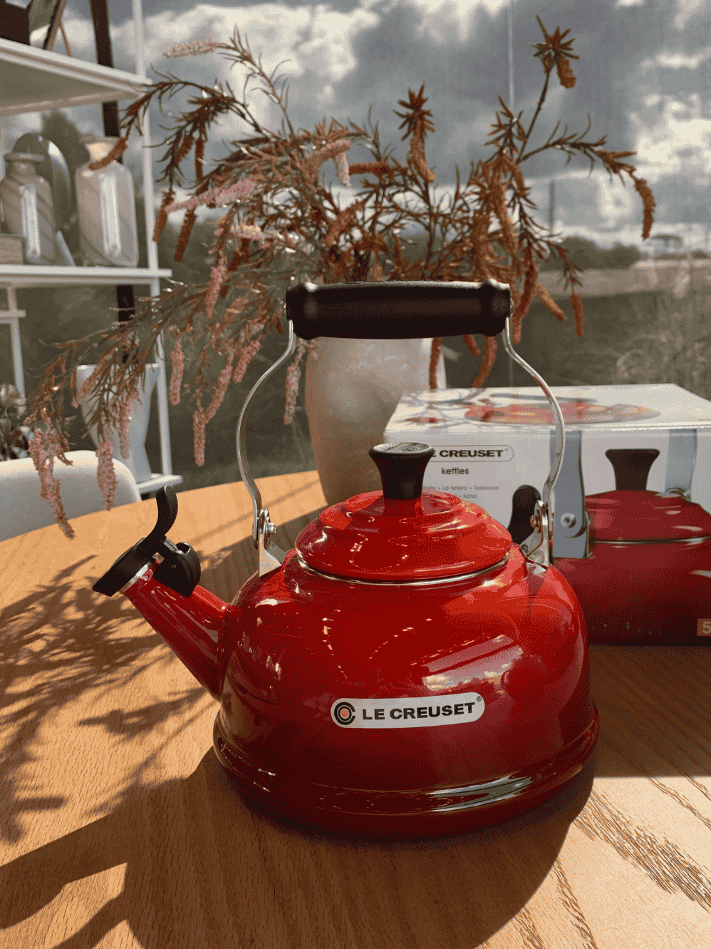 Chaleira com Apito Le Creuset 1,6L Vermelho