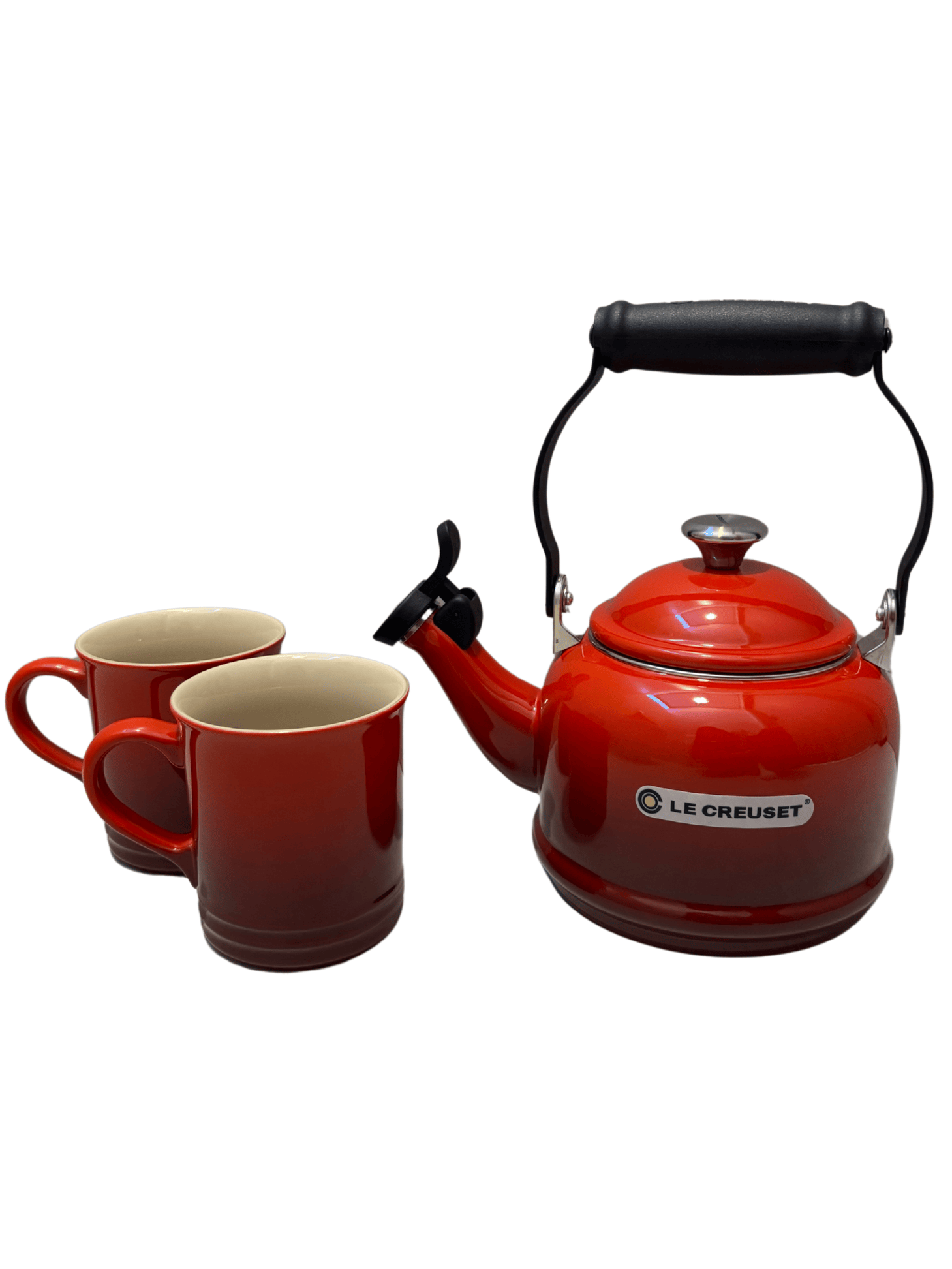 Kit Chaleira Demi + 2 Canecas Seattle Le Creuset Vermelho