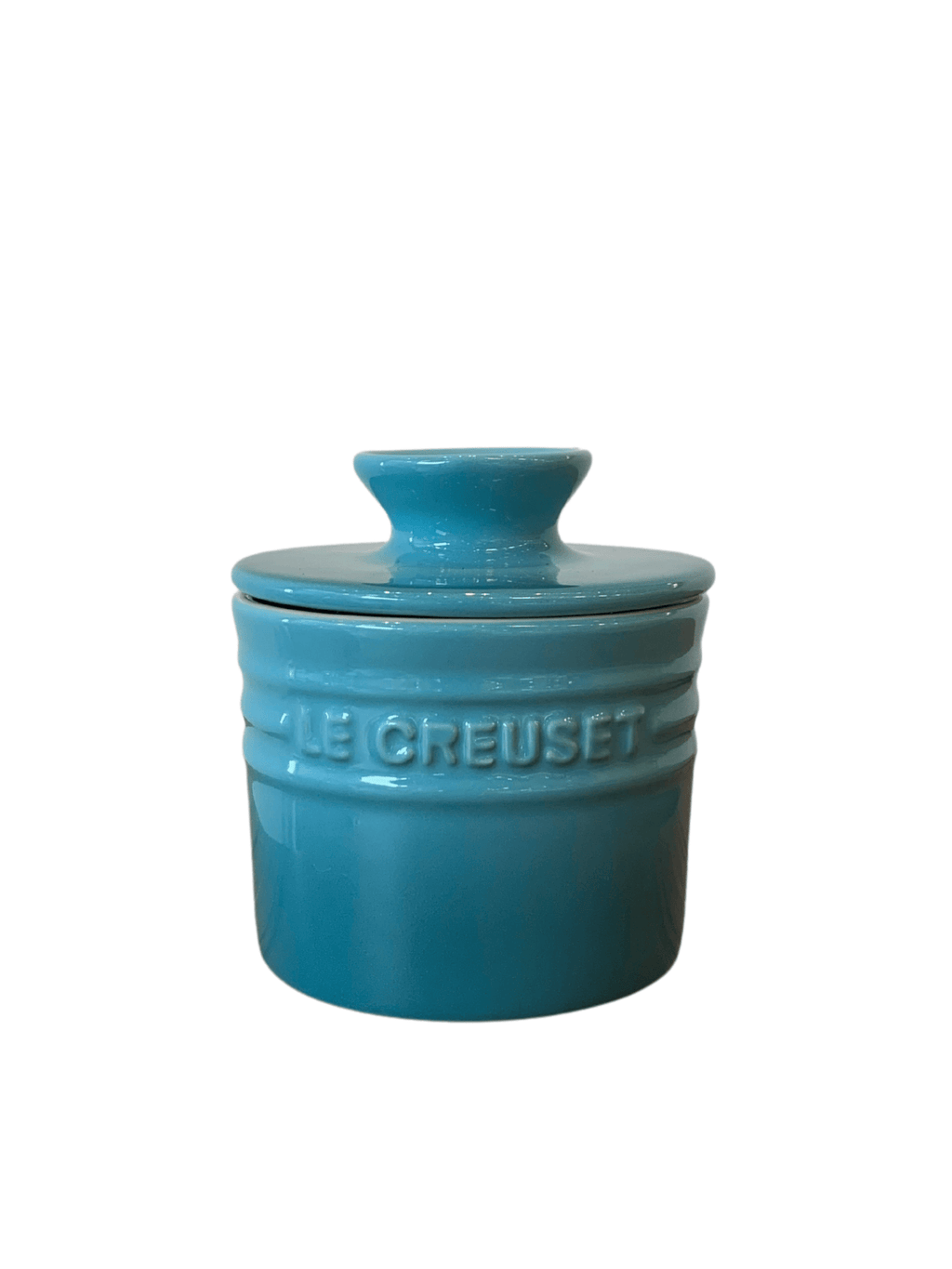 Manteigueira Francesa Le Creuset Azul Caribe
