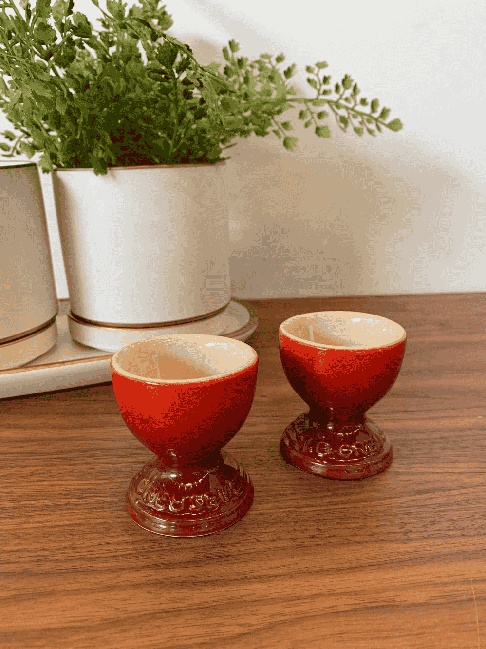 Suporte para Ovo Le Creuset Vermelho