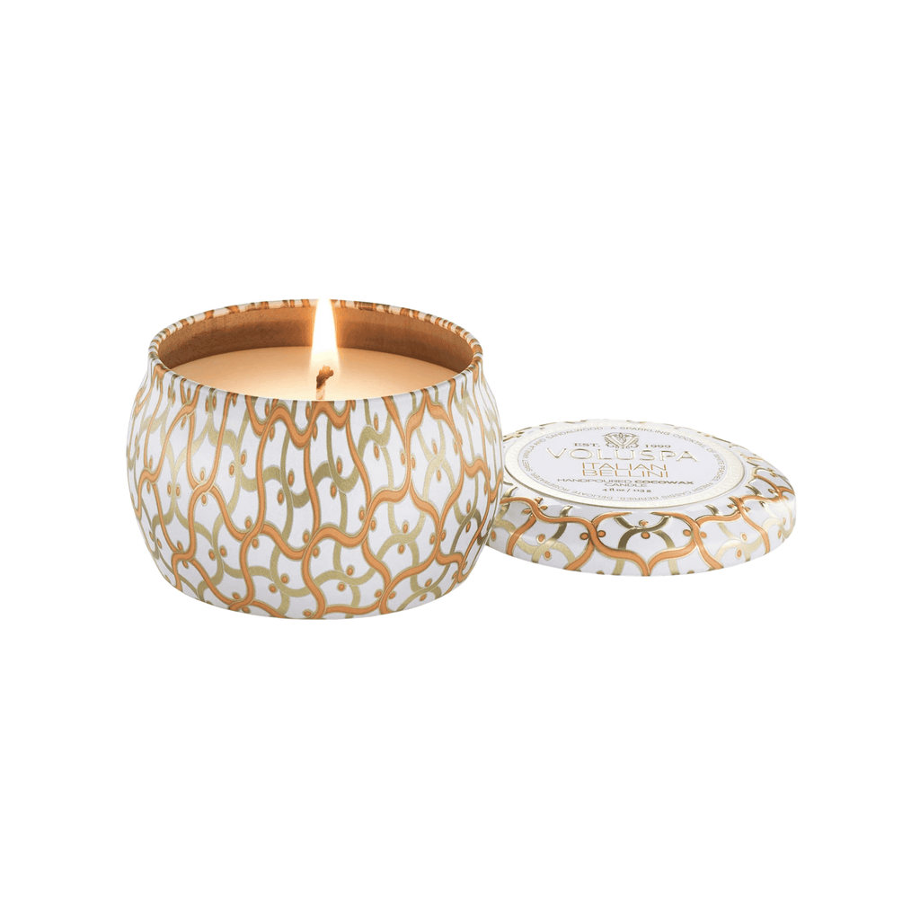 Mini Vela Voluspa Lata 25H Italian Bellini