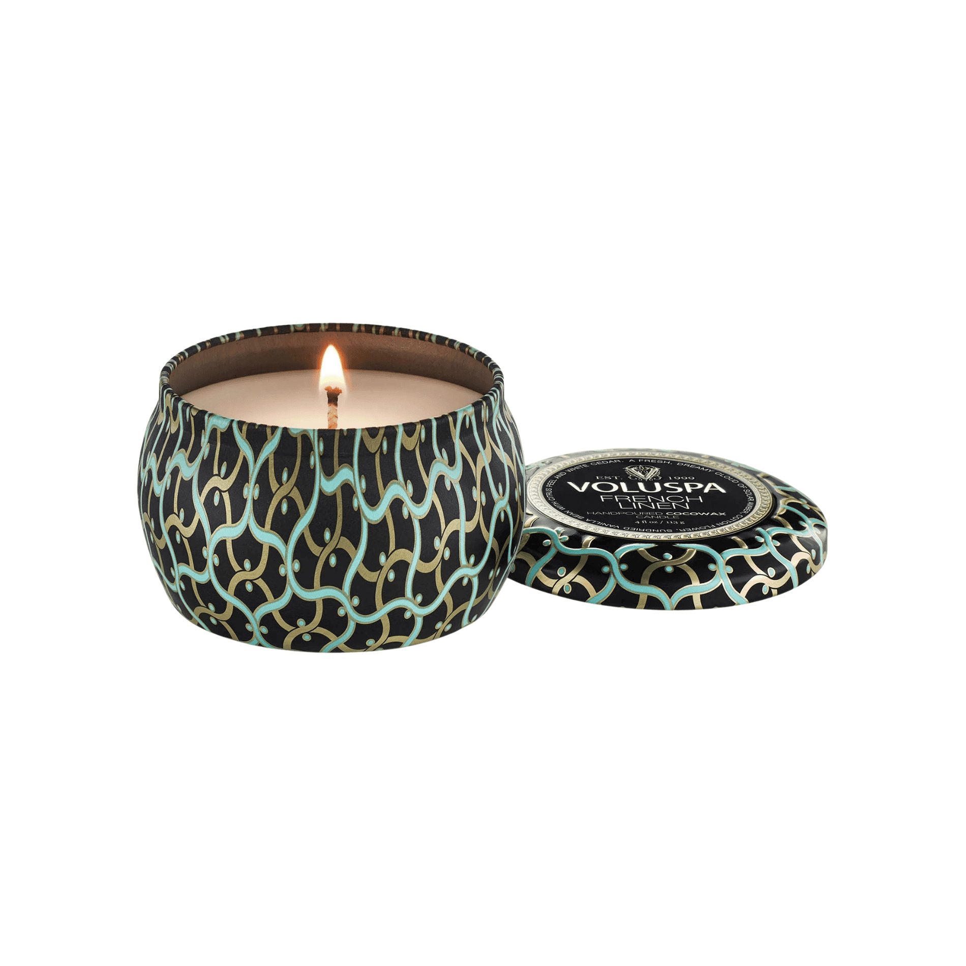 Mini Vela Voluspa Lata 25H French Linen