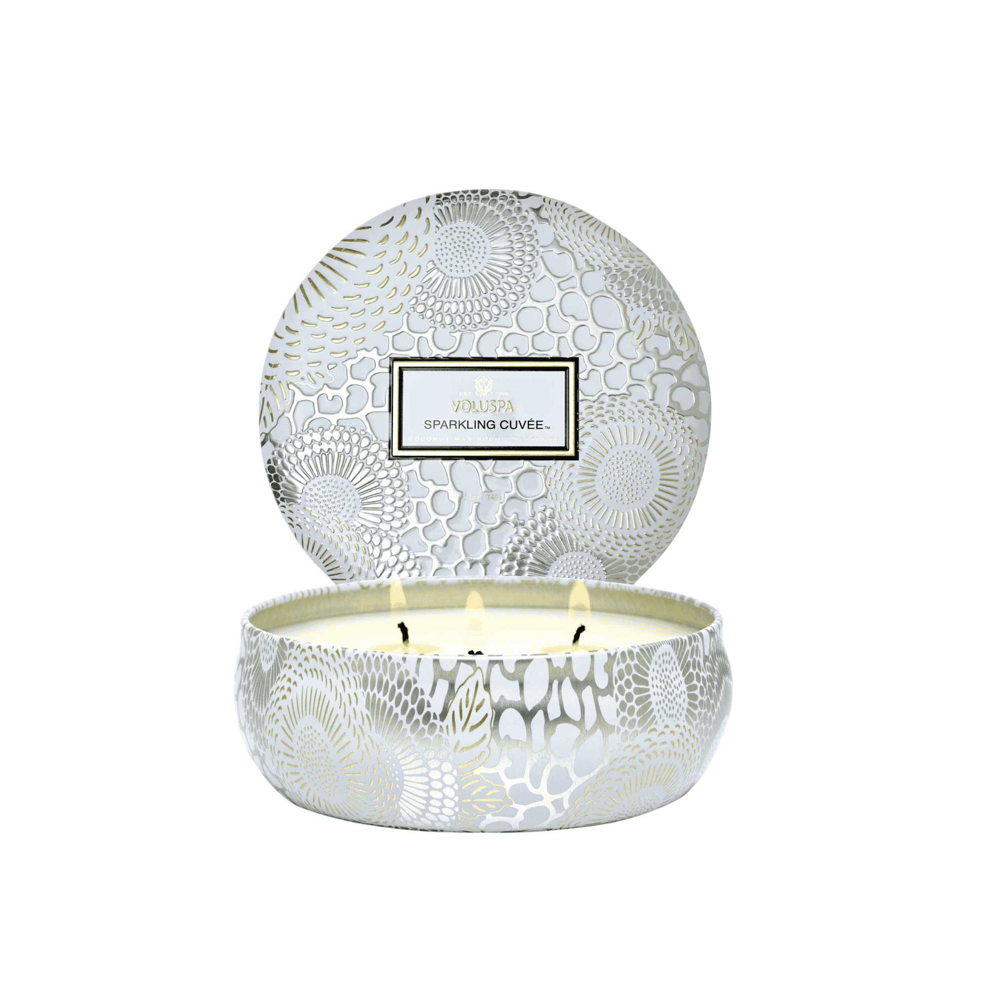 Vela Voluspa Lata 3 Pavios 60H Sparkling Cuvee
