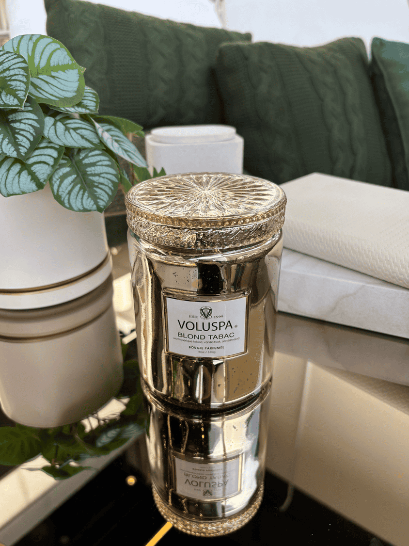 Vela Voluspa Vidro G 100H Blond Tabac