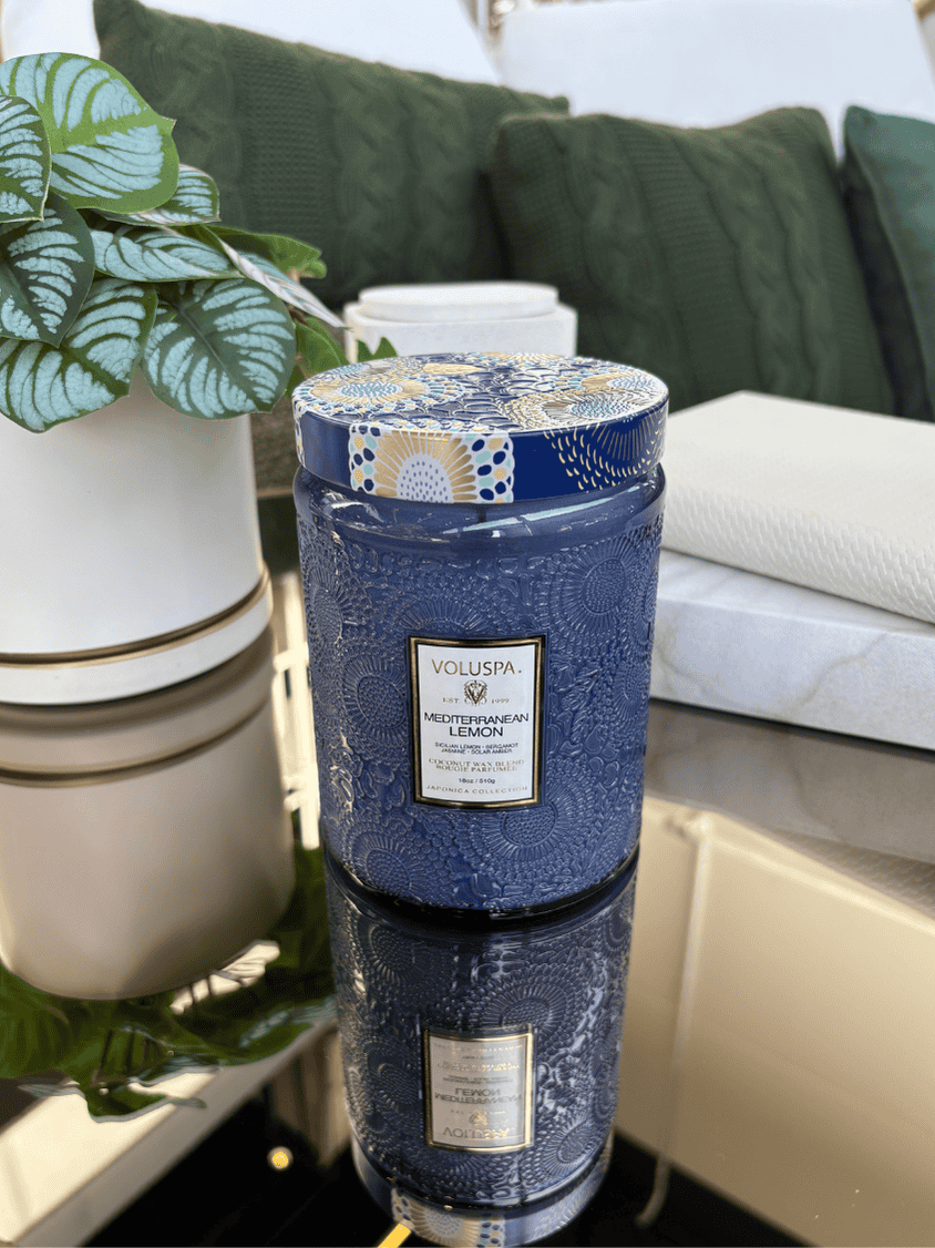 Vela Voluspa Vidro G 100H Mediterranen Lemon