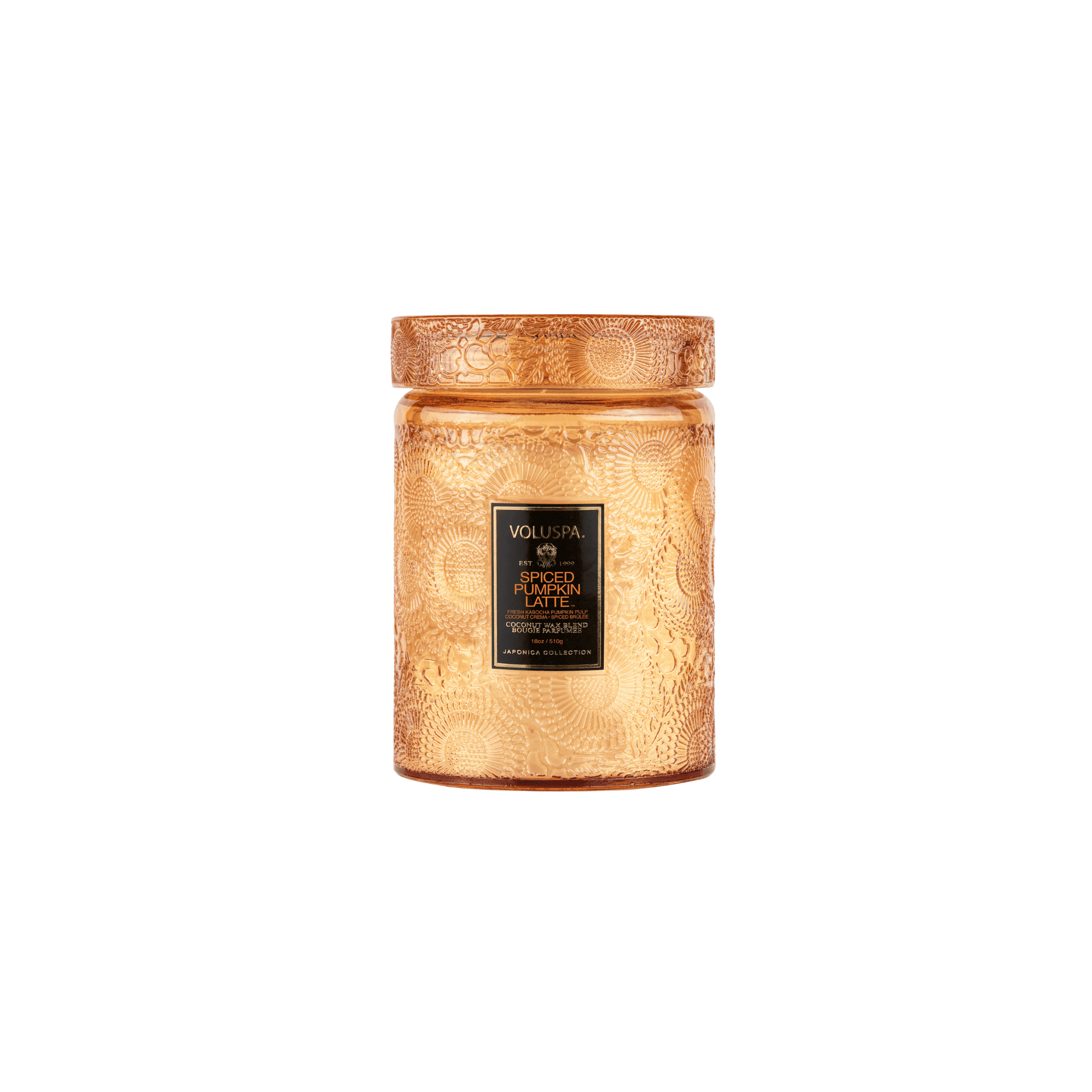 Mini Vela Voluspa Vidro 50H Spiced Pumpkin Latte