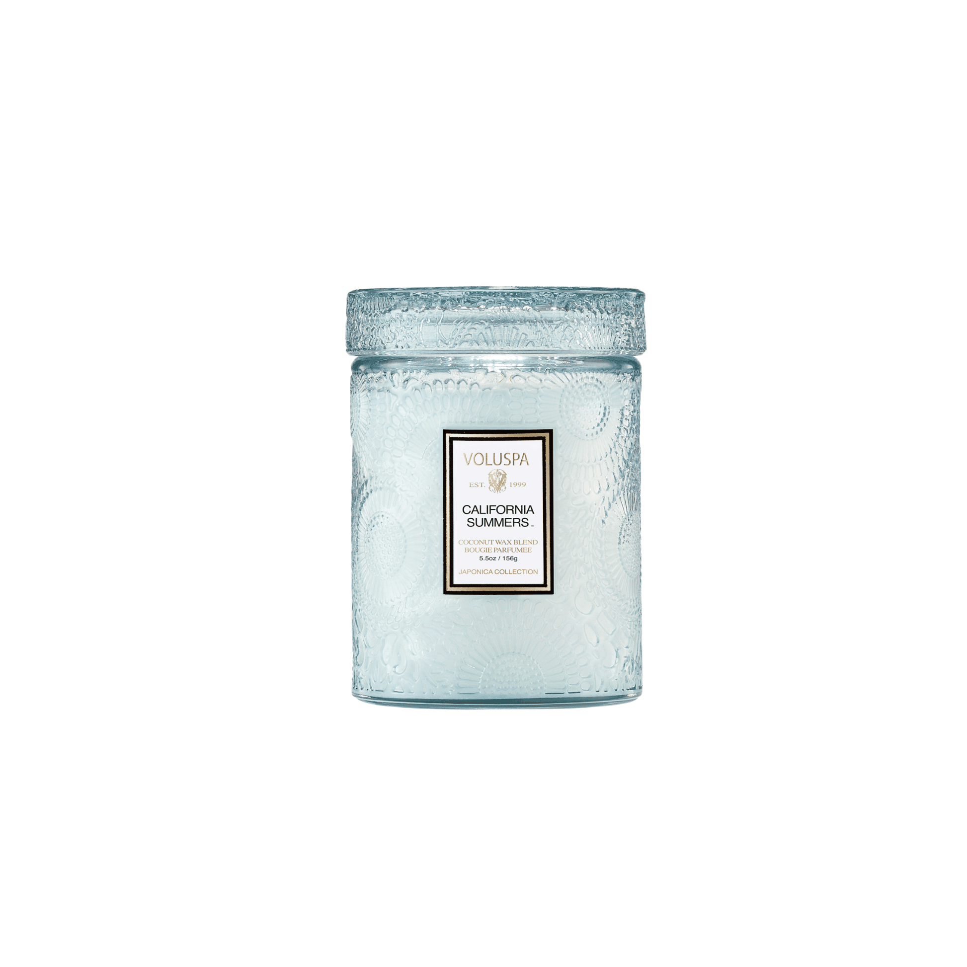 Mini Vela Voluspa Vidro 50H California Summers