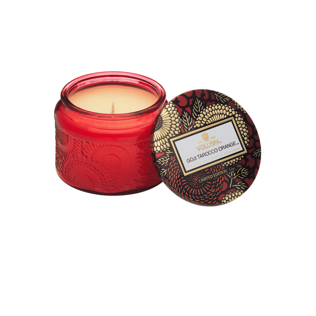 Vela Voluspa Vidro P 25H Goji Tarocco Orange