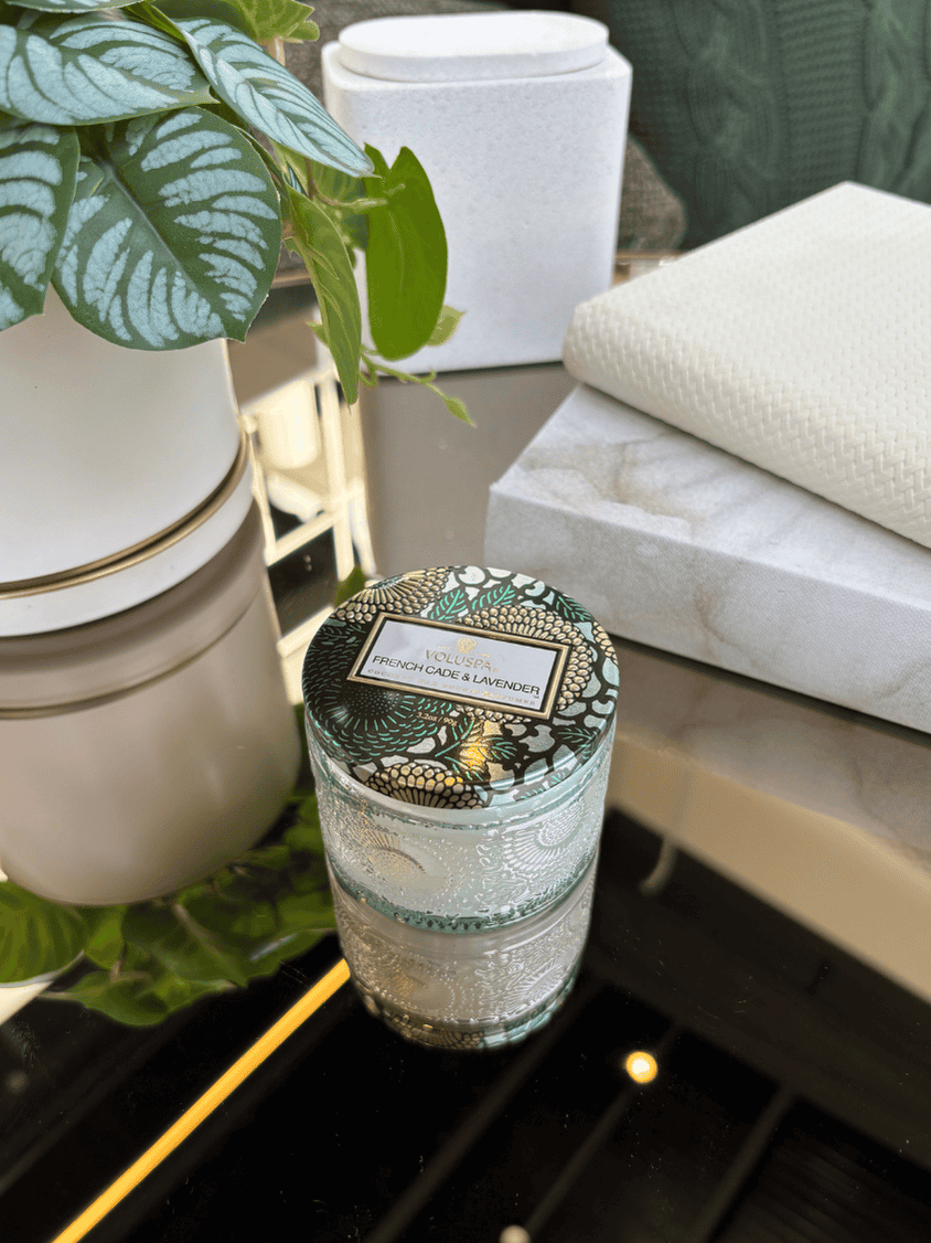 Vela Voluspa Vidro P 25H French Cade Lavender