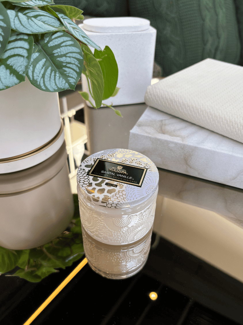 Vela Voluspa Vidro P 25H Santal Vanille